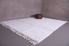 Custom Beige Moroccan rug - Handmade Moroccan Berber rug