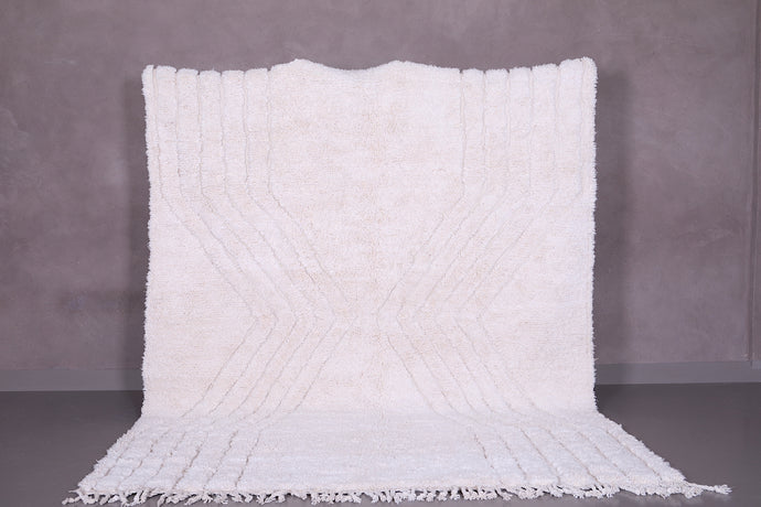 Beautiful simple Moroccan rug - Handmade Moroccan Berber rug shag - Custom Rug