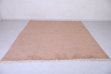 Handmade berber rug - Moroccan custom Taupe carpet