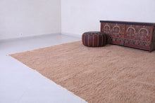Handmade berber rug - Moroccan custom Taupe carpet