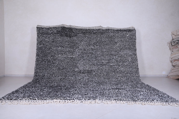 Moroccan All Wool Rug - Berber Handmade Carpet - Custom Rug