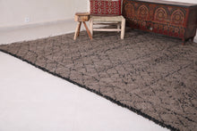 Moroccan gray rug - Moroccan wool custom rug