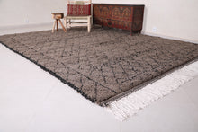 Moroccan gray rug - Moroccan wool custom rug
