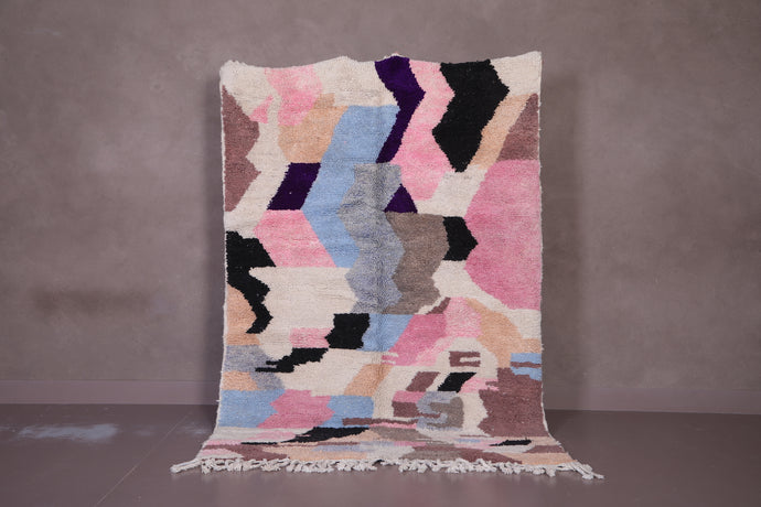 Azilal Moroccan Colorful Rug - Handmade Berber Wool Rug