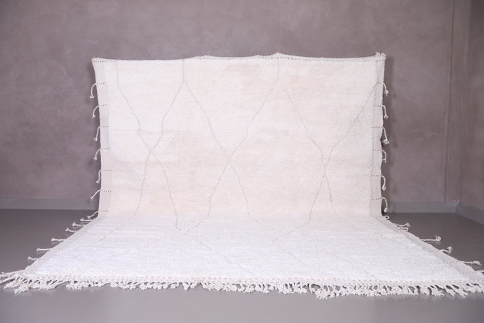 Elegant White Moroccan Rug - Custom Handmade Area Rug