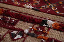 Moroccan Hassira Tribal rug 5.7 FT X 7.4 FT