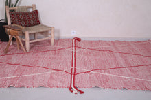 Moroccan handwoven carpet, berber pink rug - custom Rug