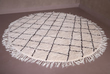 Round moroccan carpet - custom berber rug