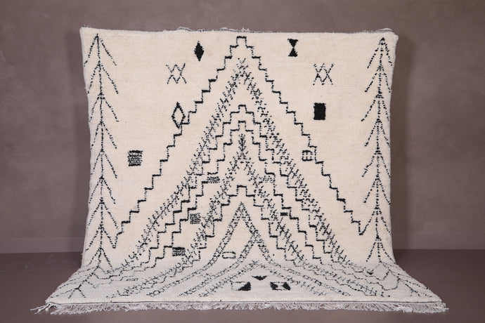 Beni Ourain Moroccan Carpet - Custom Handmade Wool Rug | LuxWeave