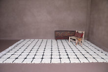 Moroccan berber rug - Beni ourain handmade carpet - Custom Rug