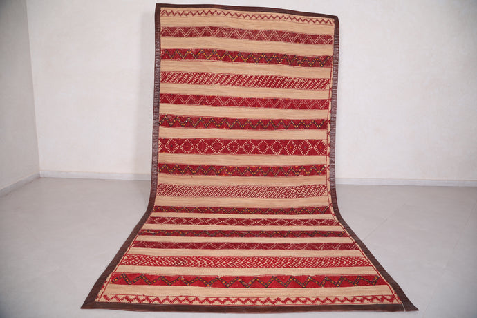 Stylish Elegant Hassira Moroccan Straw Mat (6.1ft x 11.1ft)