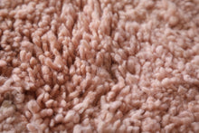 Moroccan azilal carpet - Berber peach pink custom rug - Custom Rug