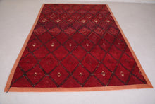 Moroccan Straw Berber Wool Rug (5.9ft x 8.9ft)