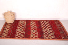 Moroccan Hassira Mat - 3.4 x 5.5 ft | Authentic Handwoven Rug