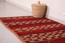 Moroccan Hassira Mat - 3.4 x 5.5 ft | Authentic Handwoven Rug