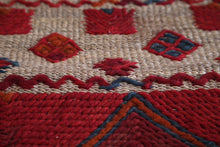 Moroccan Hassira Mat - 3.4 x 5.5 ft | Authentic Handwoven Rug