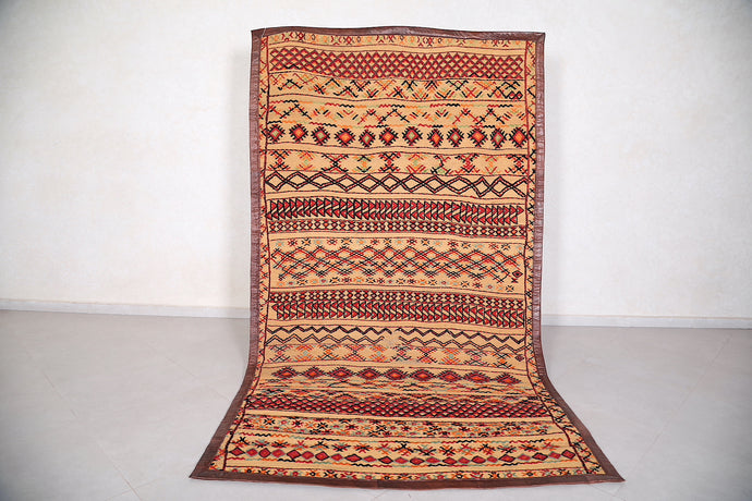 Vintage Morocco Straw Rug (5.3ft x 9.3ft)