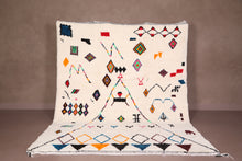 Azilal moroccan berber rug - Custom colorful wool carpet
