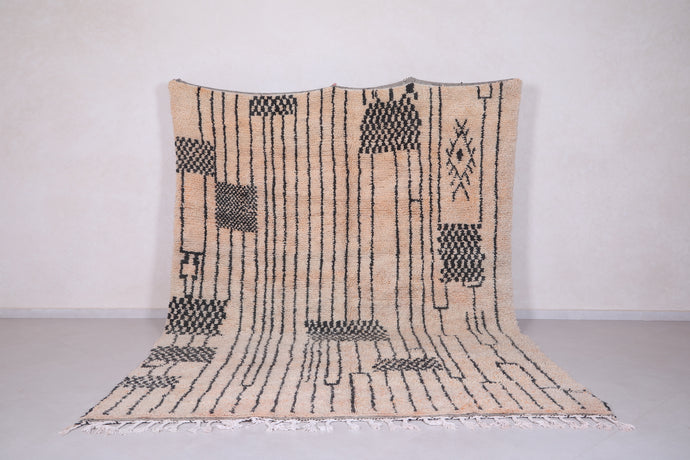 Beni Ourain Berber Carpet - Handmade Moroccan Custom Rug