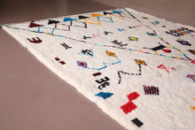 Azilal moroccan berber rug - Custom colorful wool carpet