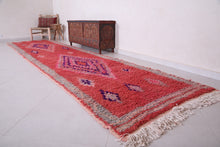 Custom handmade rug - Red flatwoven runner carpet