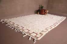 Handmade berber carpet - Beni ourain moroccan rug - Custom Rug