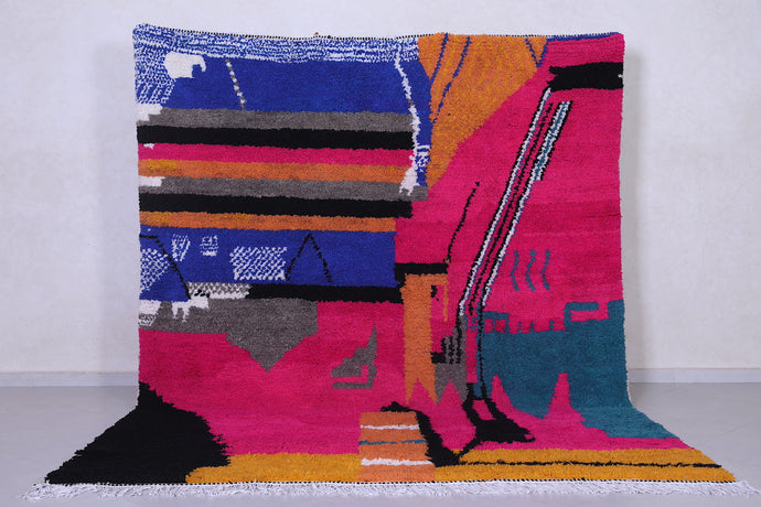 Colorful Berber Rug - Custom Handmade Moroccan Rug Shag
