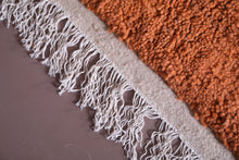 Custom berber orange rug - Berber handmade carpet