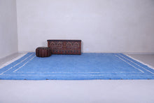 Handmade berber carpet - Moroccan sky blue rug -  Custom Rug