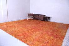 Moroccan azilal carpet - Orange custom handmade rug
