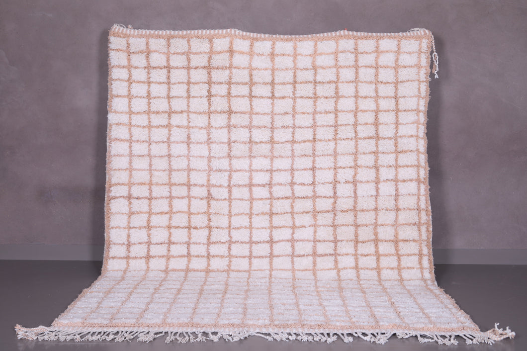 Moroccan grid rug - handmade custom carpet