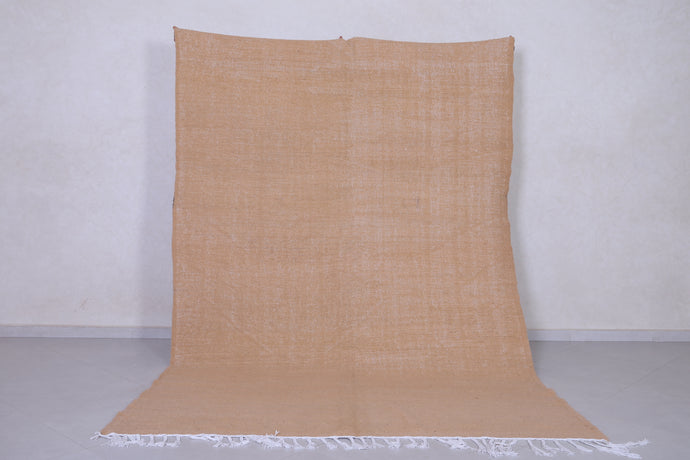 Custom Flat Woven Rug - Handmade Moroccan Solid Rug