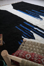 Custom contemporary berber rug - handmade moroccan carpet