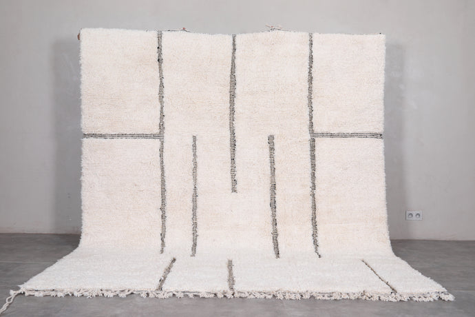 Modern Hand-Knotted Moroccan Rug – Contemporary Custom Wool Carpet