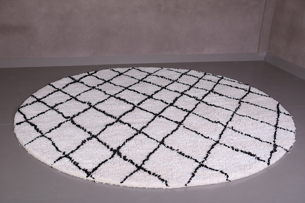 Custom Moroccan rug Round - Moroccan handmade rug