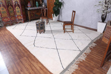 Authentic Beni ourain rug - Moroccan handmade berber carpet