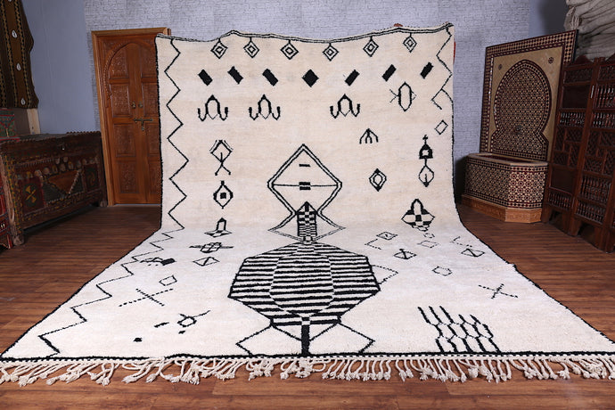 Beni Ourain Moroccan Rug - All Wool Berber Carpet