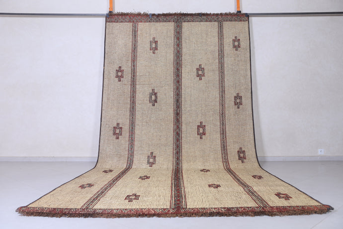Tuareg Mat - 7.6x15.1 Ft | Handwoven Saharan Masterpiece