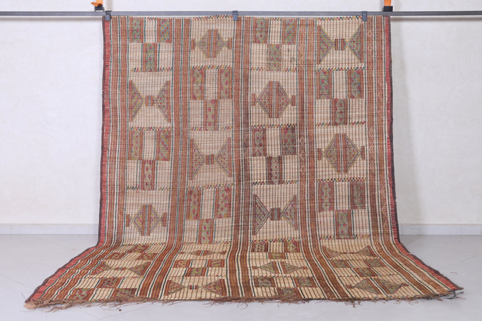 Tuareg Rug 6.6x9.3 ft Handwoven Berber Mat