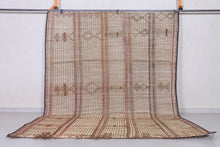 Mauritanian rug 6.7 X 9.8 Feet Tuareg mat