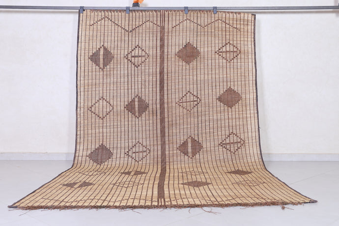 Tuareg Rug - 5.9 x 9.4 Feet | Authentic Saharan Handwoven Mat