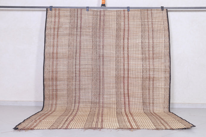 Tuareg Rug 6.2 X 8.7 Feet - Authentic African Handmade Design