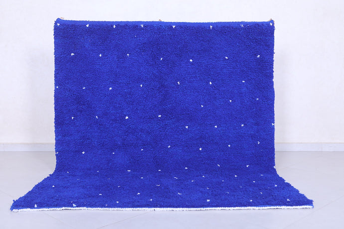 Blue Dots Rug - Custom Moroccan Area Rug