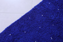 Blue dots rug - Custom area rug - Moroccan rug