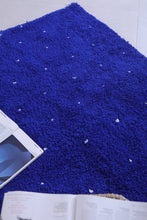 Blue dots rug - Custom area rug - Moroccan rug