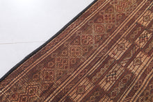 Vintage Tuareg rug 3.8 X 3.9 Feet
