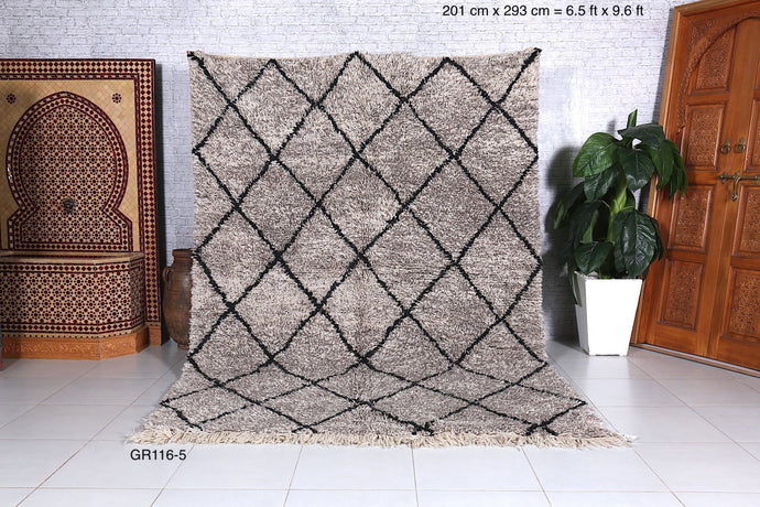 Custom Beni Ourain Carpet - Moroccan Handmade Berber Rug