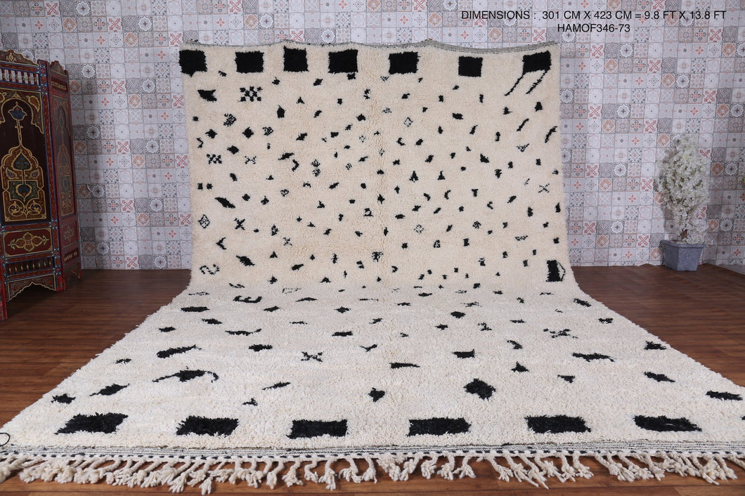 Beni ourain rug - Handmade Moroccan carpet