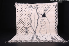 All Wool Beni ourain rug - Custom moroccan carpet