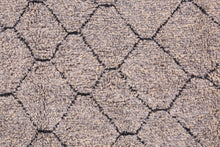 Custom Gray handmade wool berber rug